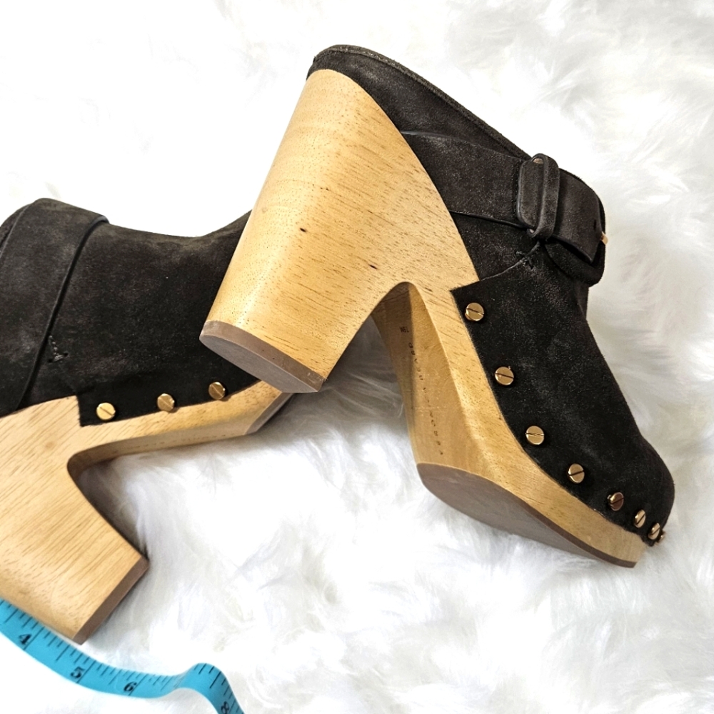 Veronica Beard Dacey Suede Mule Clogs